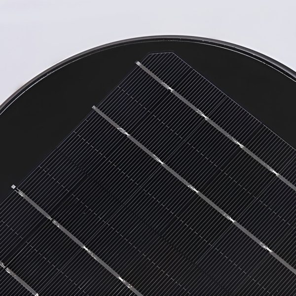 Circular Waterproof Intelligent Light Control Solar Fence Post Lights - Image 13
