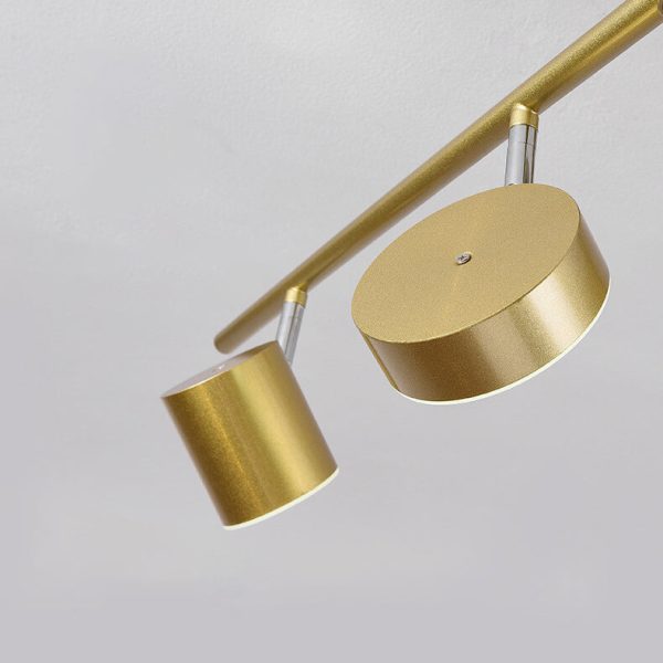 Modern Creative Rotating Track Spotlight LED Semi-Flush Mount Ceiling Light - Image 10