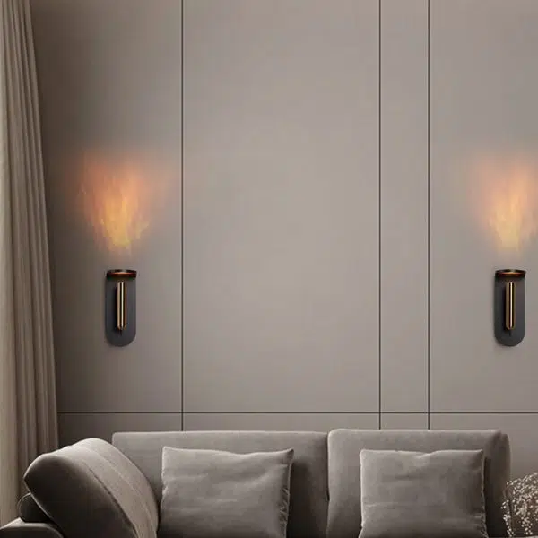 Industrial Creative Flame Light Shadow Rotatable Adjustable LED Wall Sconce Lamp - Image 12