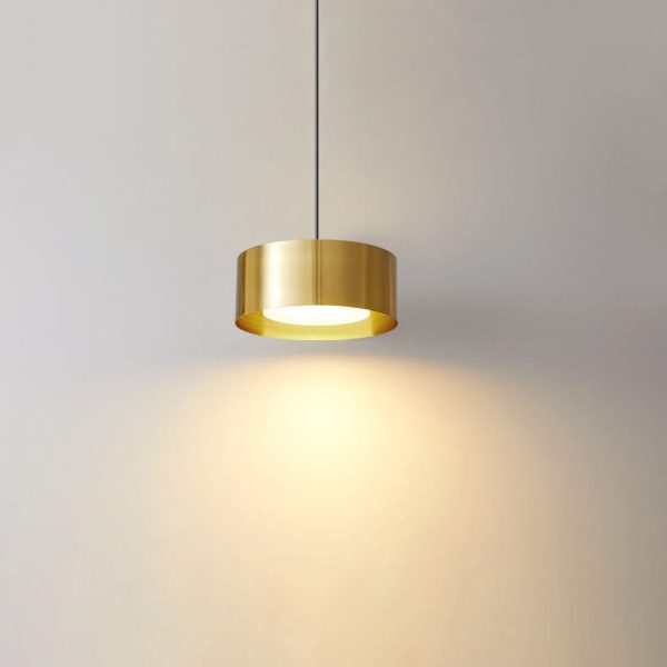 Modern Minimalist Round Head Iron LED Pendant Light - Image 2