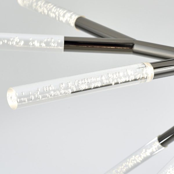Unique Acrylic Branches LED Minimalist Lines Postmodern Chandelier Lamp - Image 7
