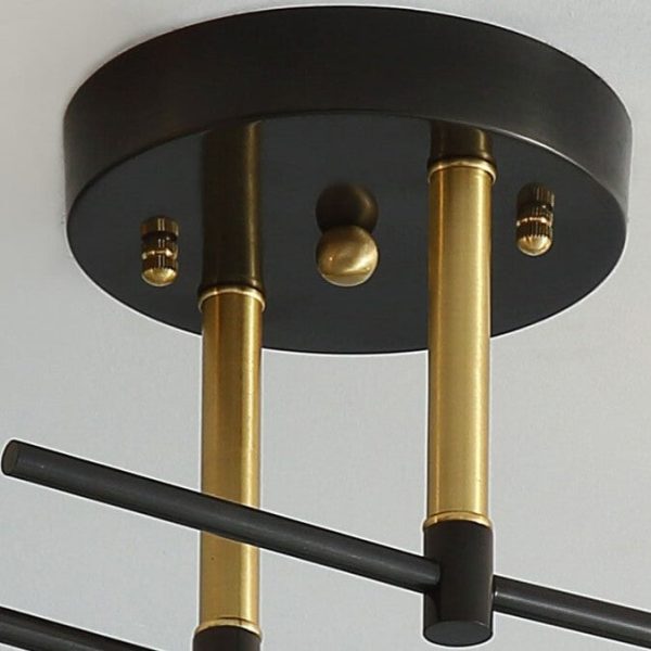 Minimalist 2-Light LED Semi-Flush Mount Lighting - Image 6