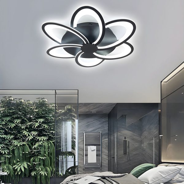 Modern Petal Flush Mount Light - Acrylic LED Flower Shape Ceiling Lamp - Image 3