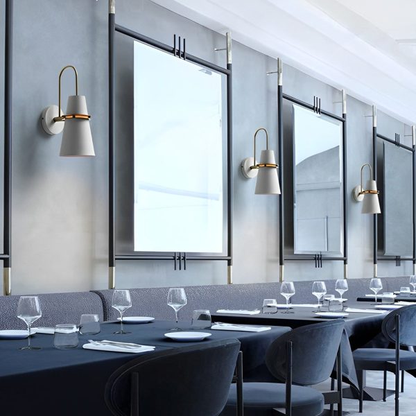 Personality Creative Iron Nordic Wall Lamp Plug in Wall Sconce Lighting - Image 4