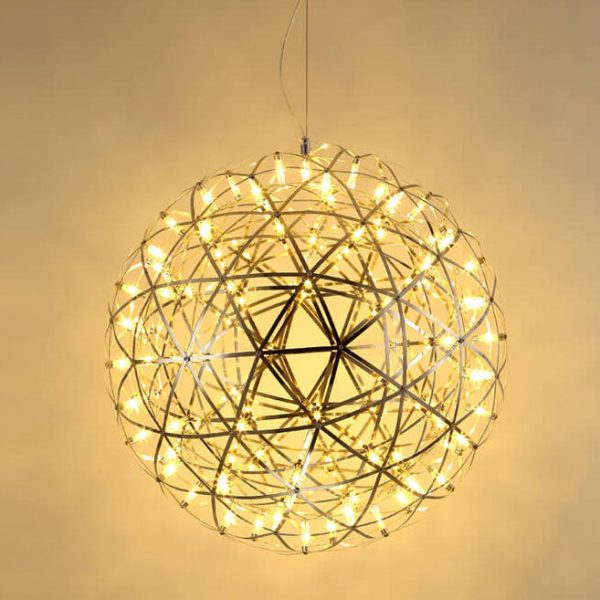 Modern Globe 12 Light LED Firework Pendant Light - Image 22