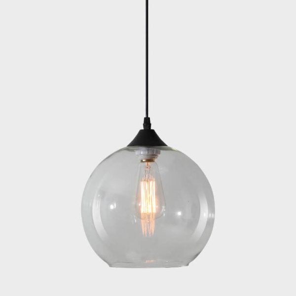 Nordic Minimalist Stained Round Glass 1-Light Pendant Light - Image 12