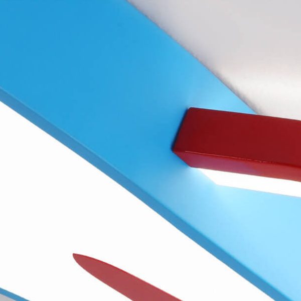 Cartoon Rocket-shaped Aluminum LED Flush Mount Ceiling Light - Image 13