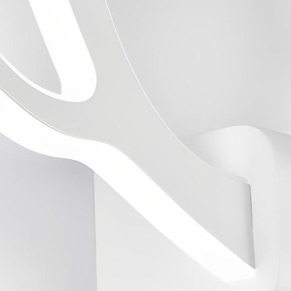 Creative Antlers Iron LED Nordic Wall Lamp Wall Light with Pull Switch - Image 9