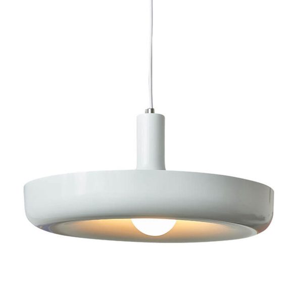Nordic Minimalist UFO Metal Disc 1-Light Pendant Light - Image 6