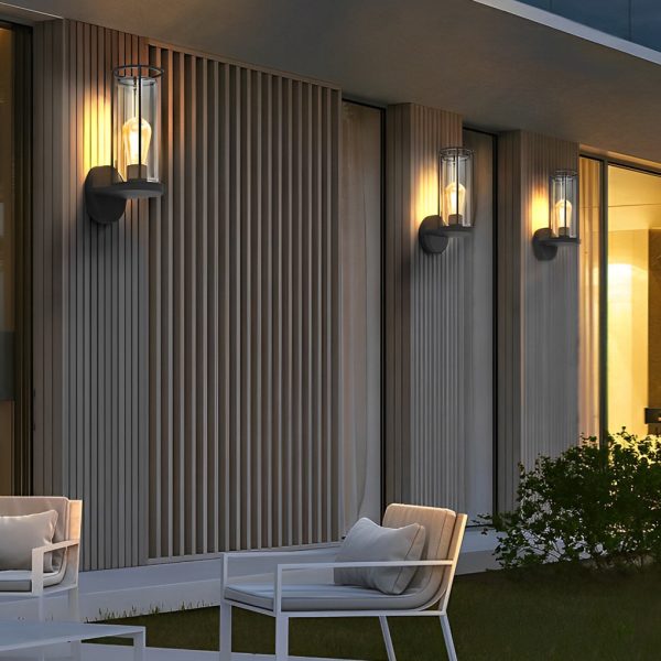 Minimalist Round Waterproof Retro Wall Lamp Outdoor Lawn Lights Path Lights - Image 8