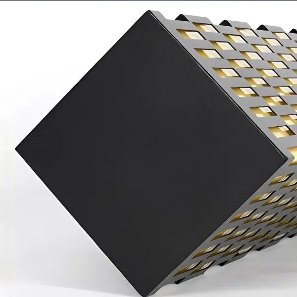 Retro Grid Designed Waterproof LED Black Modern Lawn Lamp Outdoor Lighting - Image 14