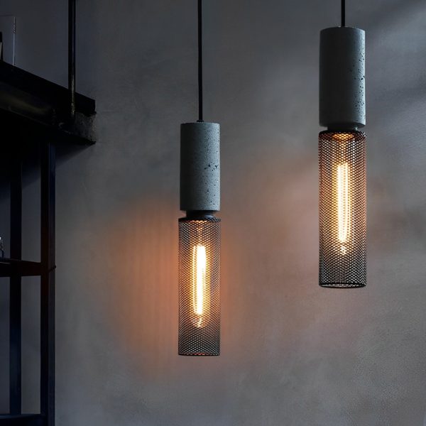 Creative Metal Meshed Black Industrial Style Pendant Lights Chandelier - Image 2