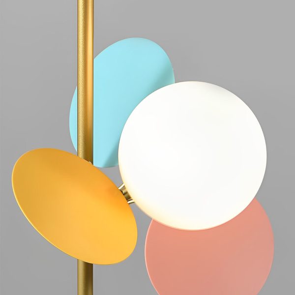 Colorful Creative Glass Flower Leaves Nordic Pendant Lights Chandelier - Image 15