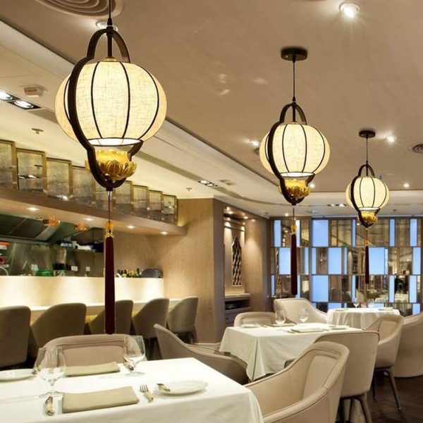 Chinese Retro Light Luxury Wrought Iron 1-Light Pendant Light - Image 3