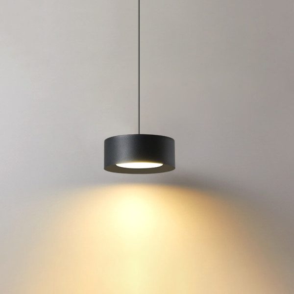Modern Minimalist Round Head Iron LED Pendant Light - Image 3