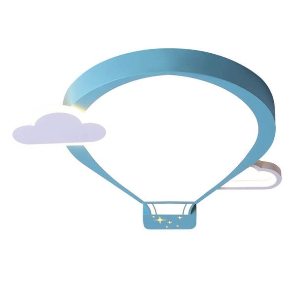Cartoon Hot Air Balloon Kid LED Flush Mount Ceiling Light - Image 11