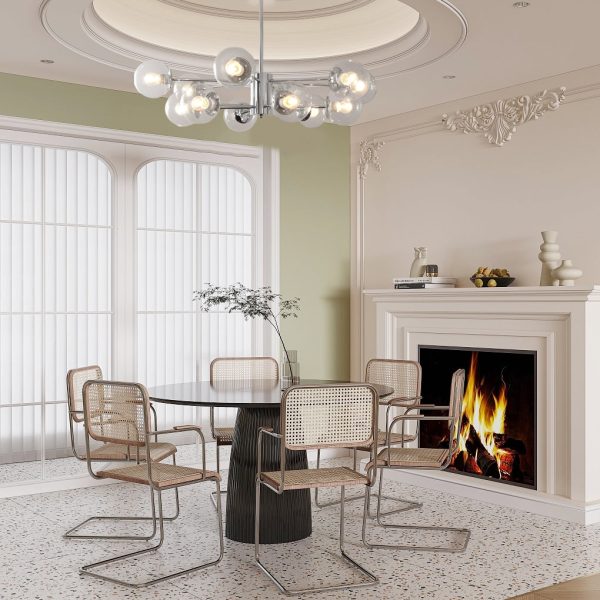 Molecular Lights Three Step Dimming Plating Glass Modern Chandeliers - Image 7