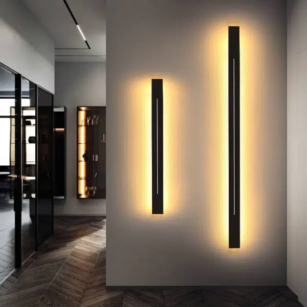 Minimalistic Elongated Bar Shaped Mood 1-Light LED Acrylic Wall Light - Image 3