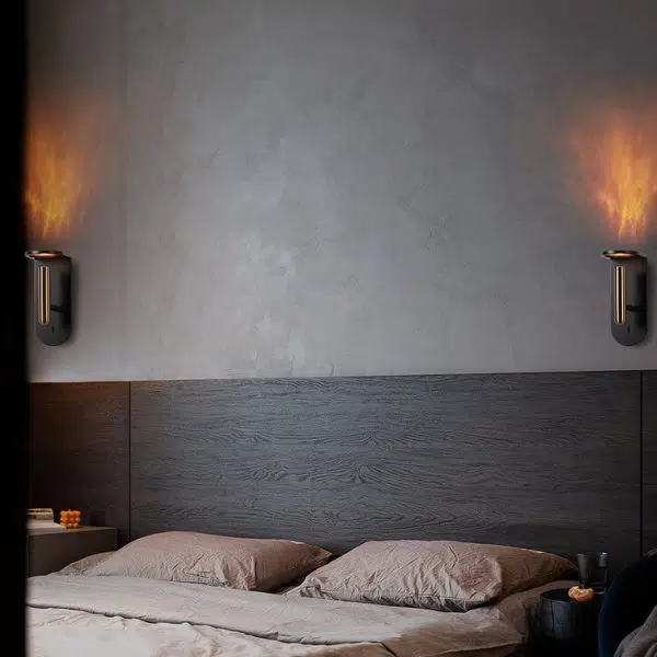 Industrial Creative Flame Light Shadow Rotatable Adjustable LED Wall Sconce Lamp - Image 13