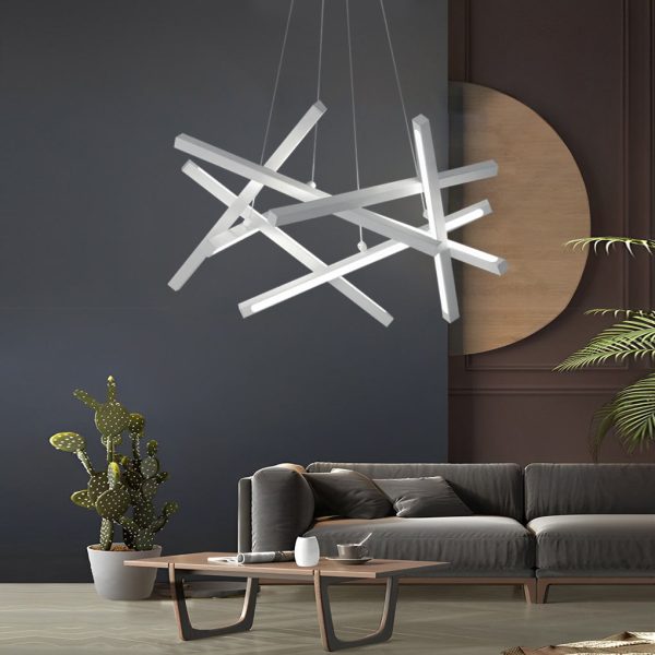 8-light Modern LED Sputnik Chandelier Stylish Island Lighting for Kitchen, Dining Room - Image 5
