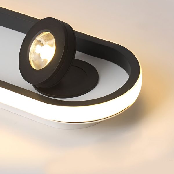 Rounded Rectangular LED Adjustable Spotlight Modern Ceiling Lights - Image 16