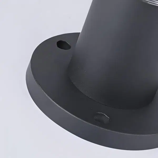 Round Light Control Induction Black Modern Outdoor Solar Pathway Lights - Image 15