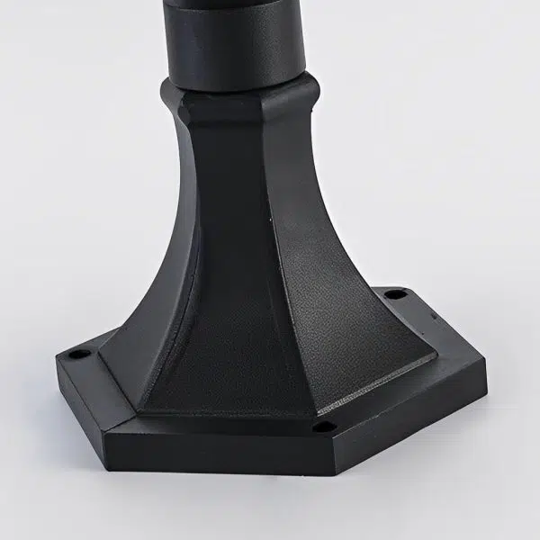 Ancient House Style Solar LED Post Light with 3-Step Dimming Durable Outdoor Lamp - Image 16