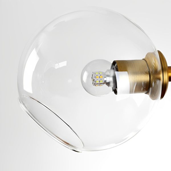 8 Lights Glass Shade LED Postmodern Chandelier Dining Room Light Fixtures - Image 13