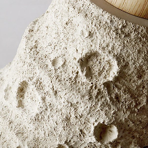 Contemporary Scandinavian Cylinder Cone Cement Solid Wood 1-Light Pendant Light For Living Room - Image 8