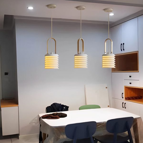 Creative Multi-layer Metal Minimalist Nordic Pendant Light Hanging Lamp - Image 8