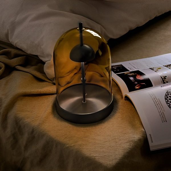 DIY Dome Detachable Smoked Glass Table Ambient Lamp - Image 3
