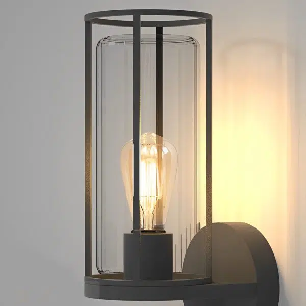 Minimalist Round Waterproof Retro Wall Lamp Outdoor Lawn Lights Path Lights - Image 9