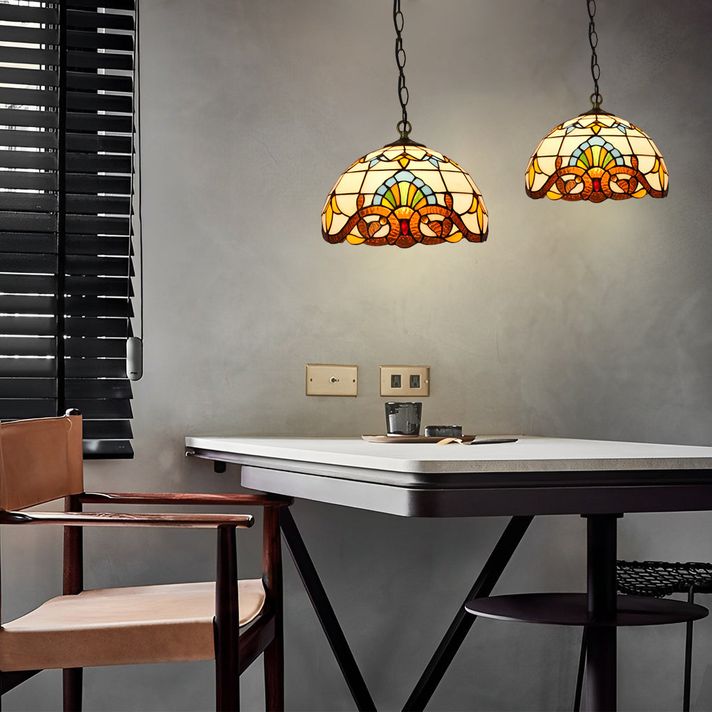 15-d675c70b-c59d-4983-a960-078d772d9d17.jpg Handmade Welding Baroque Colorful Glass European Style Chandelier Lamp - Image 1