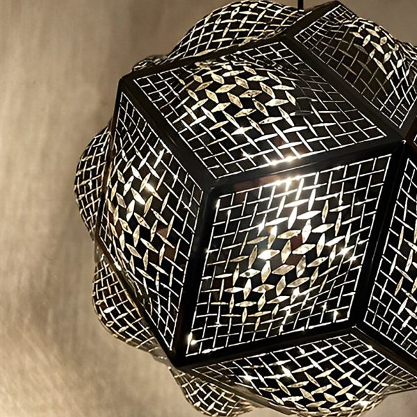 Irregular Ball 3D Stainless Steel Postmodern Chandelier Pendant Lights - Image 15