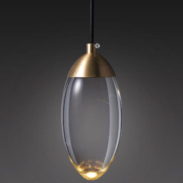 Modern Teardrop  Crystal LED Pendant Light - Image 4
