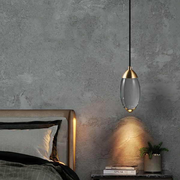 Modern Teardrop  Crystal LED Pendant Light - Image 2