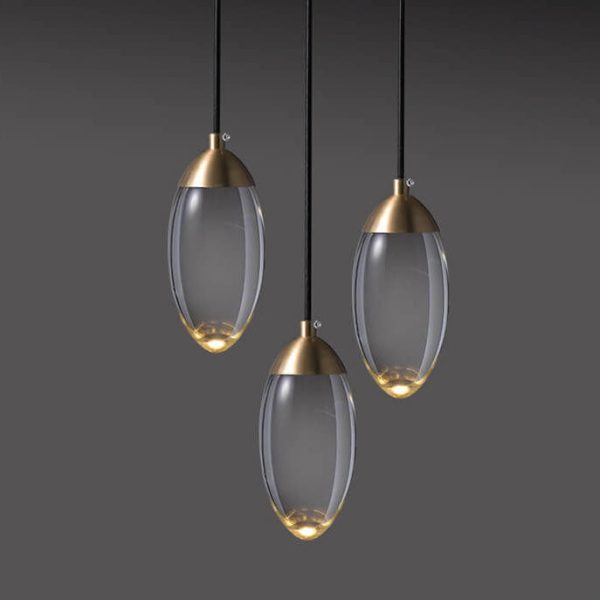 Modern Teardrop  Crystal LED Pendant Light - Image 6