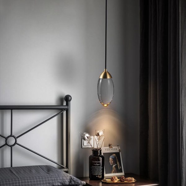 Modern Teardrop  Crystal LED Pendant Light - Image 8