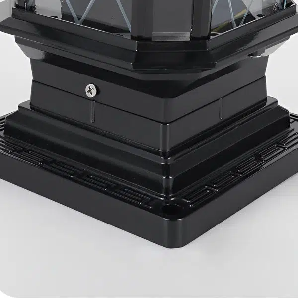 Vintage Waterproof LED Retro Solar Fence Post Lights With Remote Control - Image 10