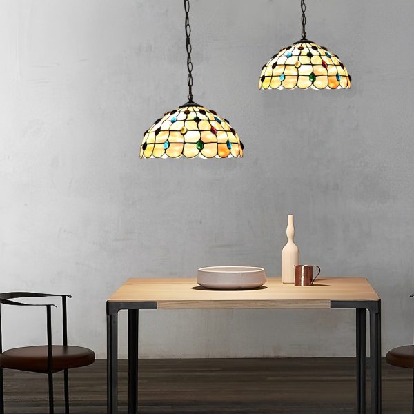 Handmade Welding Baroque Colorful Glass European Style Chandelier Lamp - Image 3