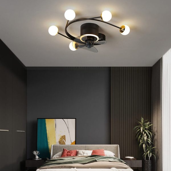 Nordic Light Luxury Creative 5/7-Light LED Flush Mount Fan Light - Image 31