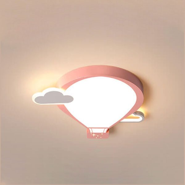 Cartoon Hot Air Balloon Kid LED Flush Mount Ceiling Light - Image 13