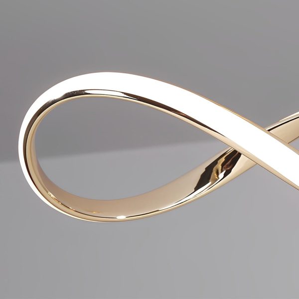 Creative Waves Stepless Dimming LED Electroplating Modern Chandelier - Image 14