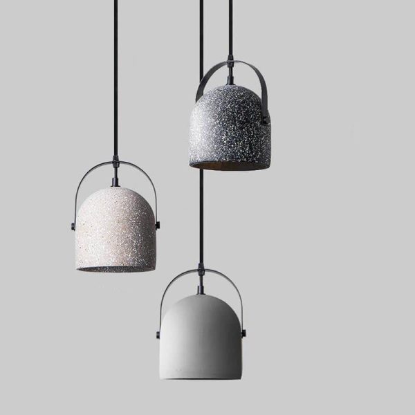 Nordic Creative Cement Cylinder 1-Light Pendant Light - Image 6