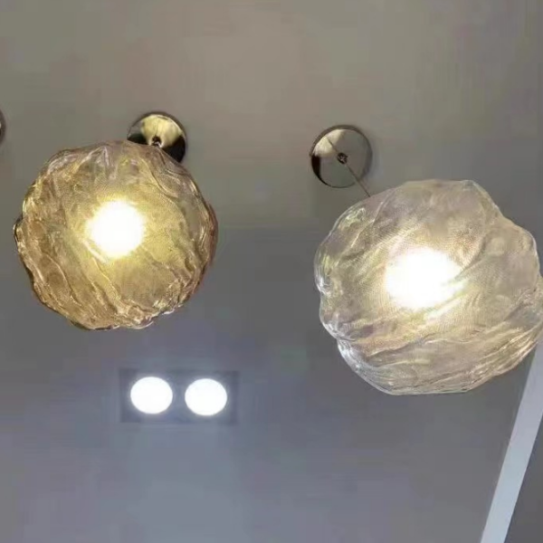 Modern Shaped Glass 1-Light Cloud Suspension Pendant Light - Image 13