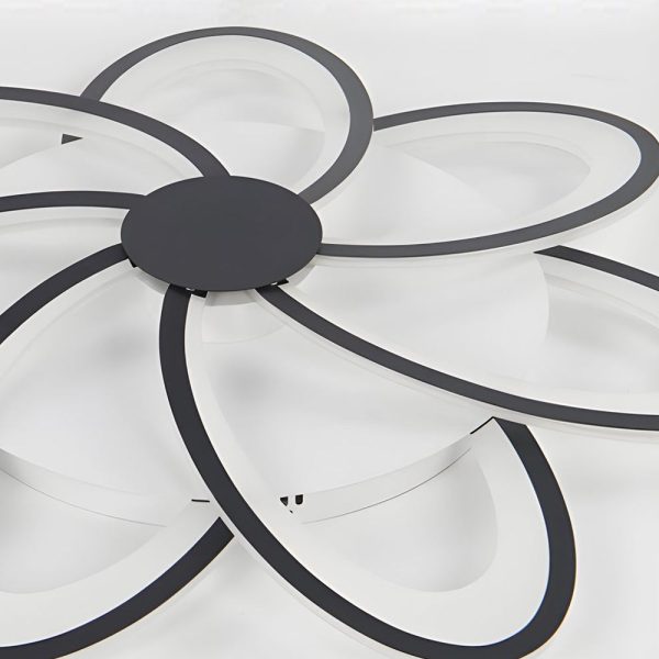 Modern Petal Flush Mount Light - Acrylic LED Flower Shape Ceiling Lamp - Image 9