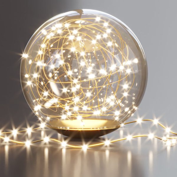 Modern Art Deco Iron Geometrical Ring Star LED Pendant Light For Living Room - Image 8