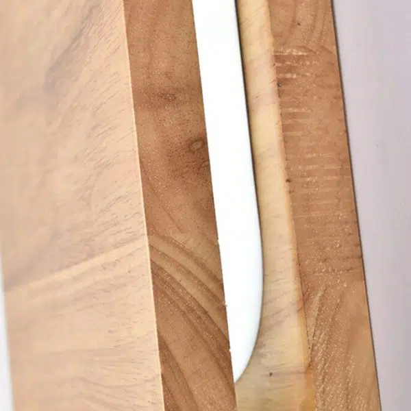 Japanese Wabi-sabi Log Wood Rectangular LED Wall Sconce Lamp - Image 18