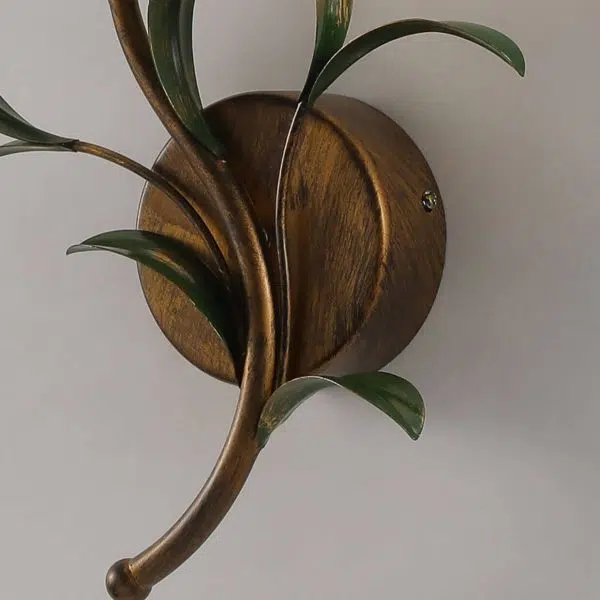 Modern Minimalist Art Glass Flower 1/2-Light Wall Sconce Lamp - Image 7