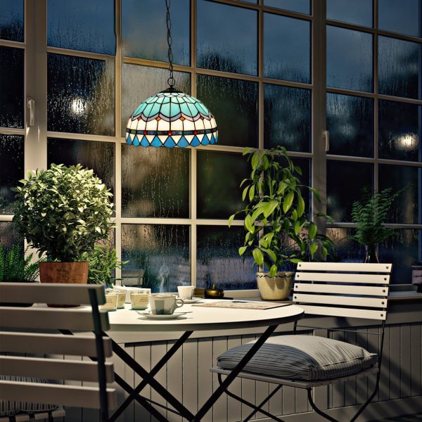 Handmade Welding Baroque Colorful Glass European Style Chandelier Lamp - Image 4